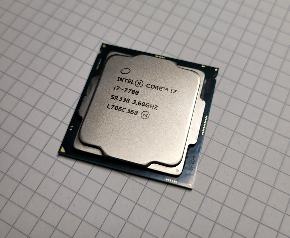CPU i7-7700