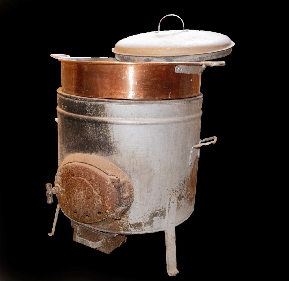 Waschkessel mit Kupfereinsatz