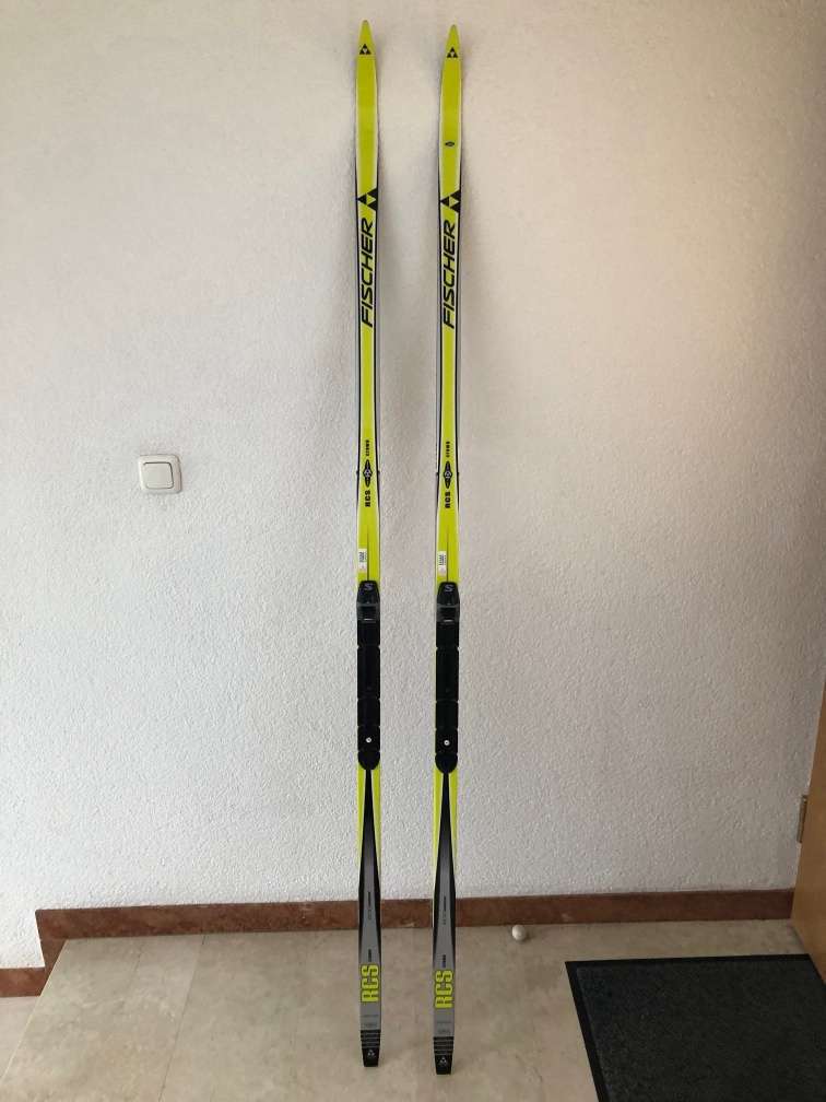 Langlaufski Classic Fischer RCS Crown mit Salomon SNS Bindung