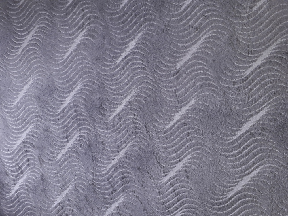 Teppich graue Farbe mit Muster