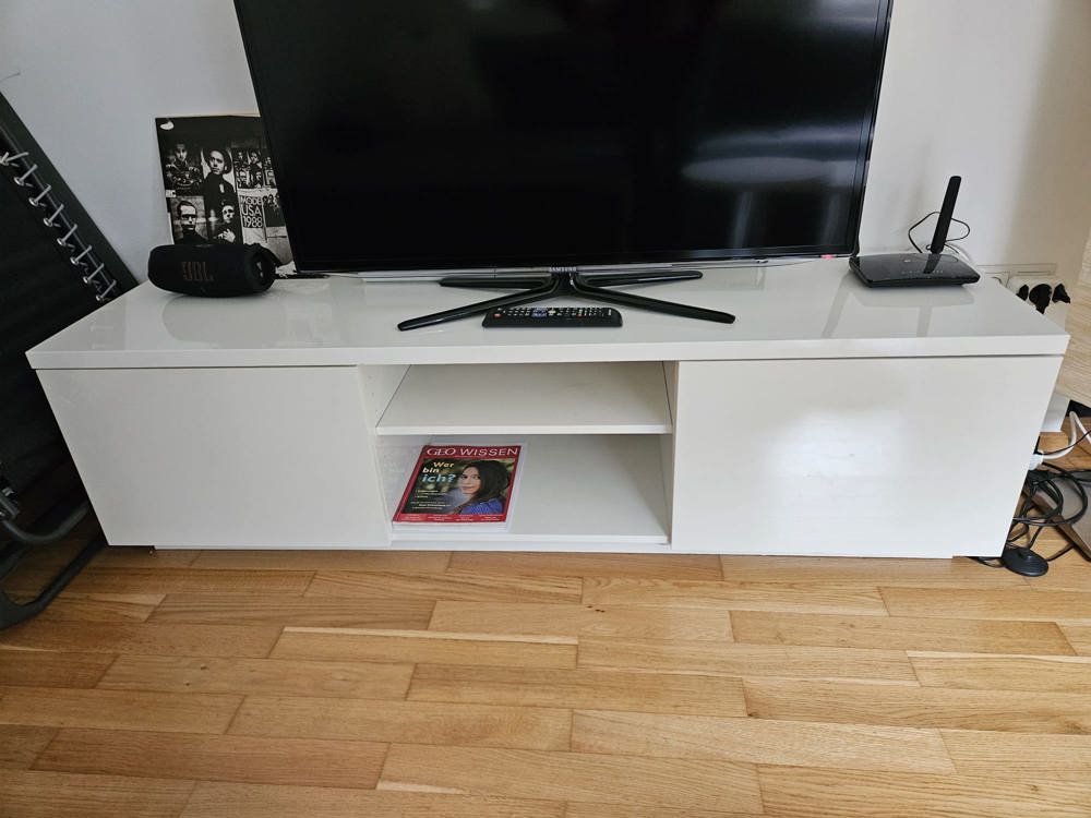 TV Möbel - Lowboard mit 2 Schubladen