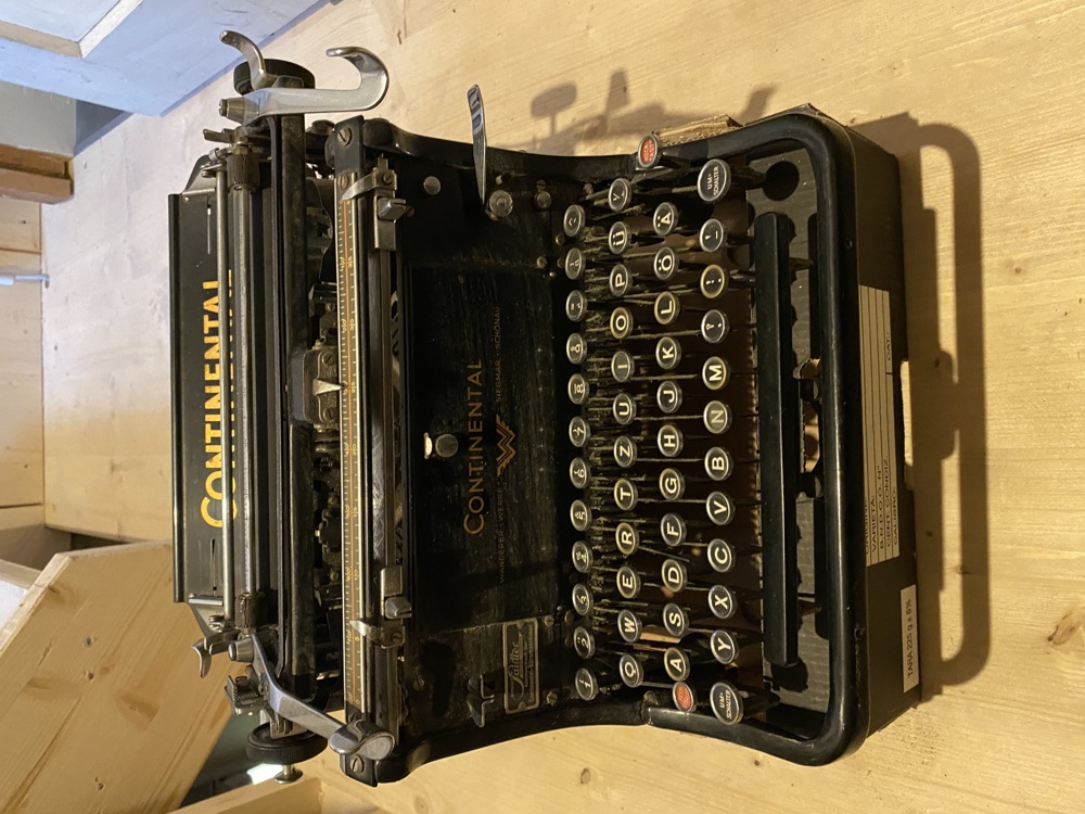 antiquität - continental schreibmaschine
