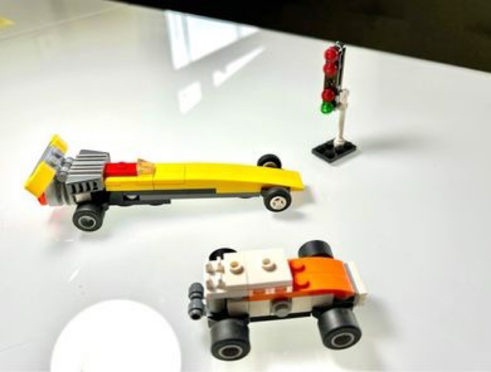 Lego Set 3 in 1 + extra Rennauto dazu