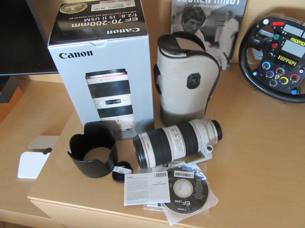 CANON EF 70-200mm 2.8 II IS Teleobjektiv der Profiklasse 