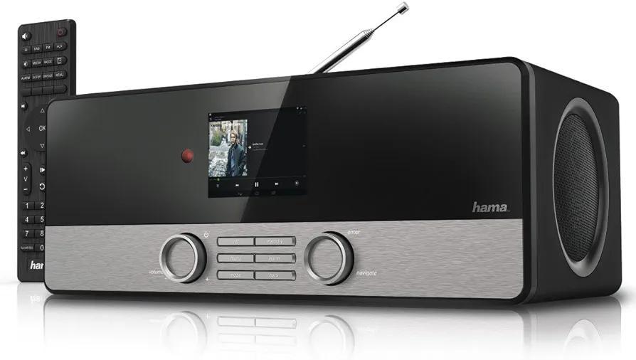 Hama DIR3100 Hybrid Netzwerk Radio für Analog, Digital, Internet & Stream FM DAB DAB+