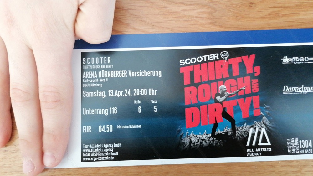 Scooter Konzert Nürnberg Arena