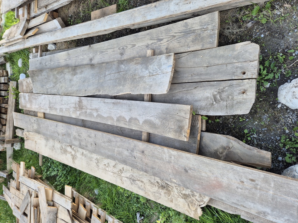 Holz Bretter Altholz Bodenbretter ca. 15m2 2-3cm stark