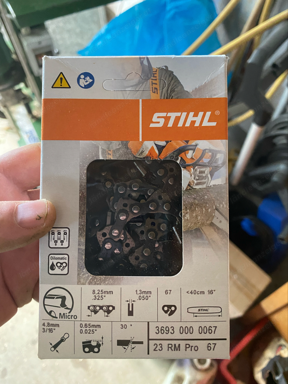 Kettensäge Kette vom Stihl