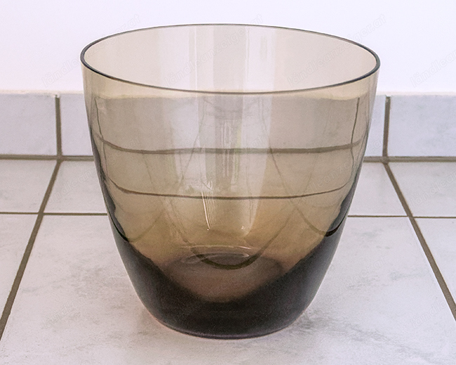 Rauchglas Schale, Glasschüssel, Glasschale, Schüssel, Glas, Gläser  