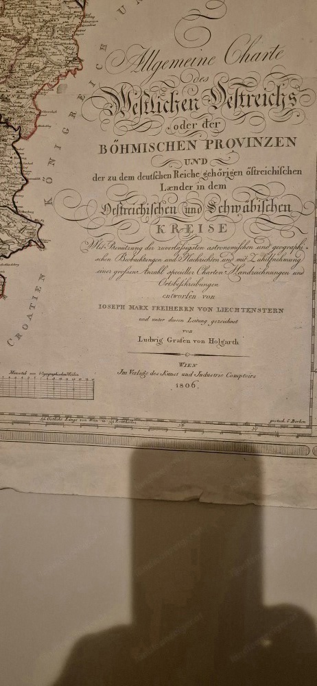 alte Landkarte   Jg.1806