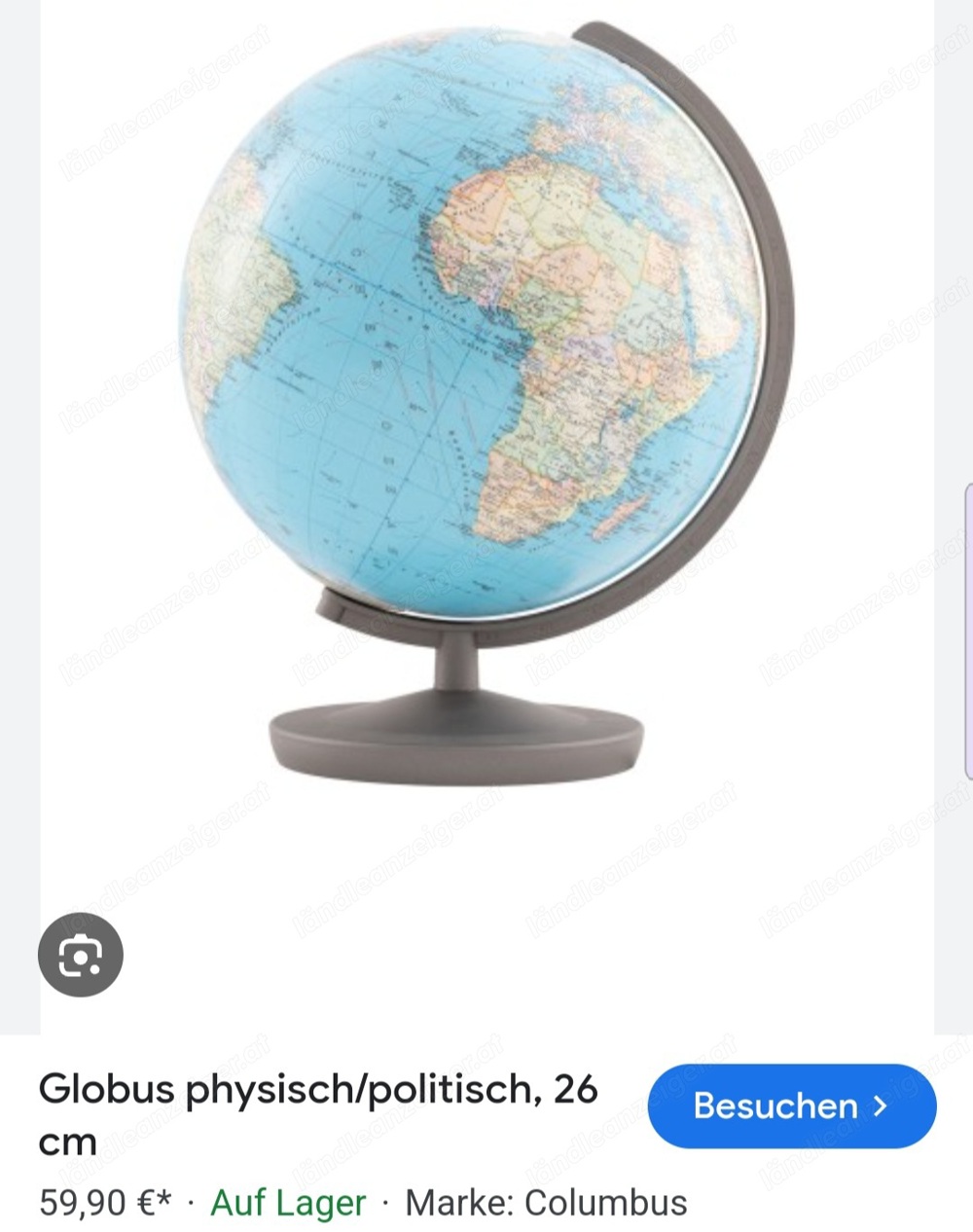 Globus Neuwertig 