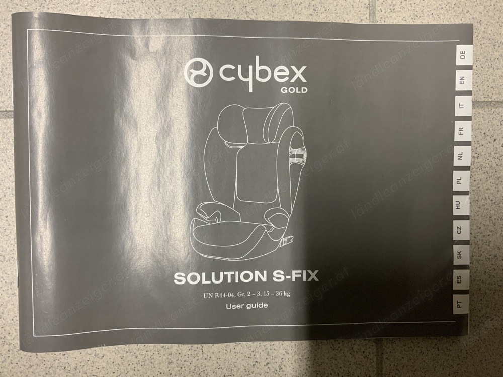 Autokindersitz Cybex Solution s-fix