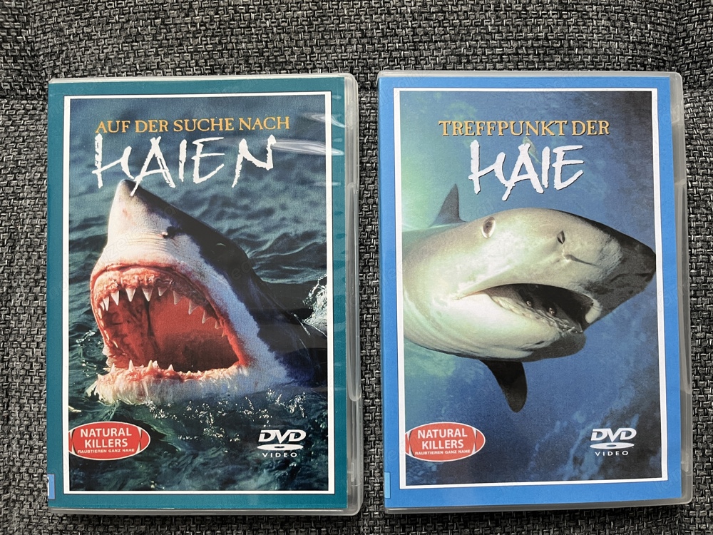 DVD - Natural Killers - Treffpunkt der Haie + DVD - Auf der Suche nach Haien