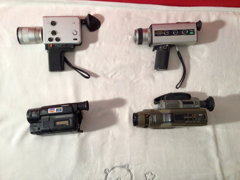Filmkameras von Super 8 bis VHS