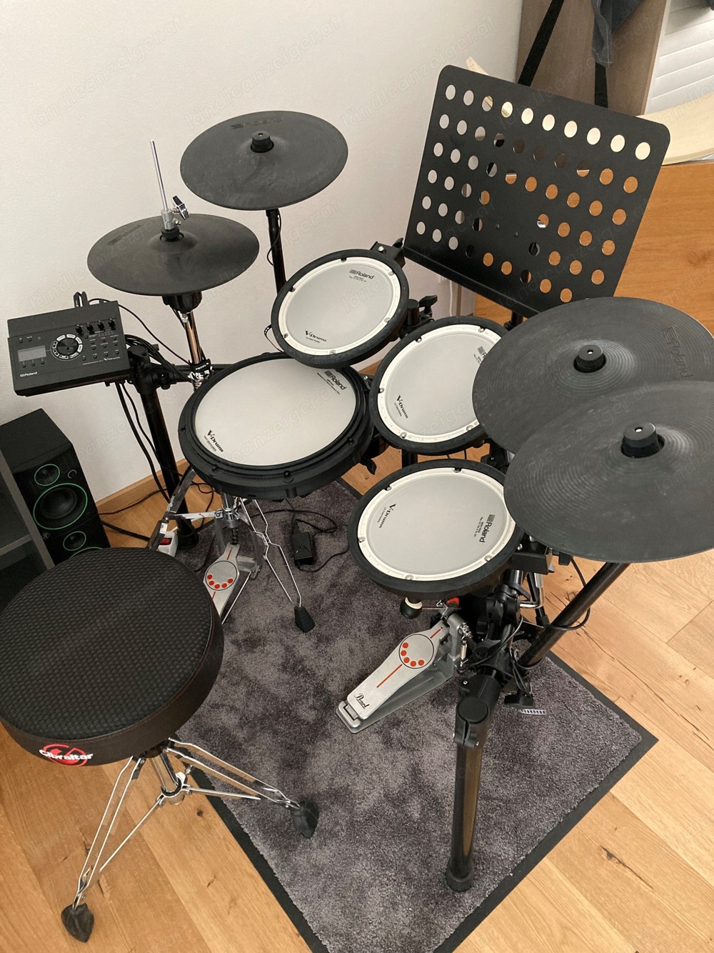 E-Drumset Roland TD-17KVX Eletronic Mesh Drum Kit, 5-teilig zu verkaufen