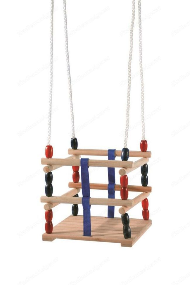 Kinderschaukel - Gitterschaukel Holz