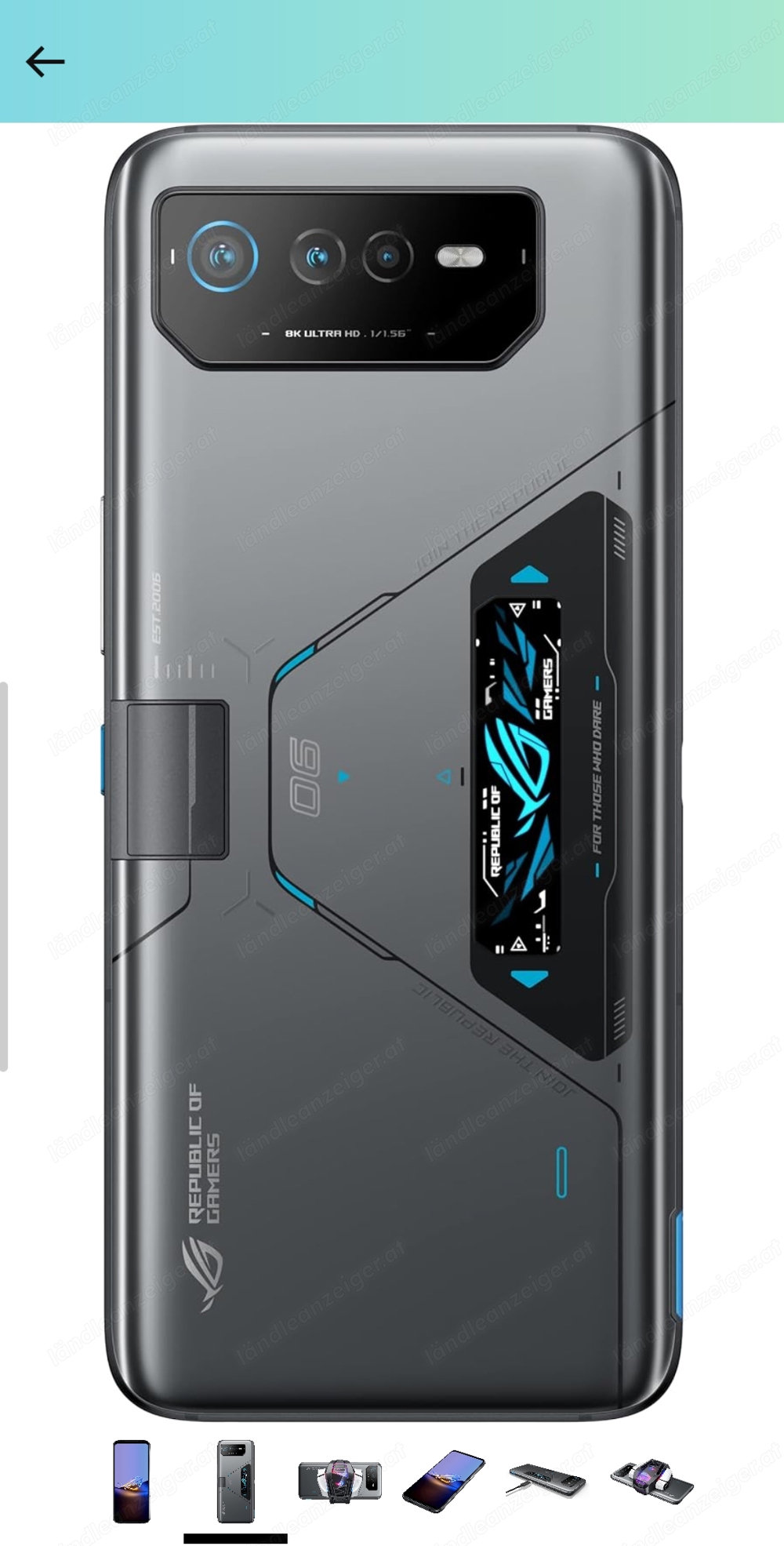 Asus Rog 6d Ultimate " Gaming Handy "