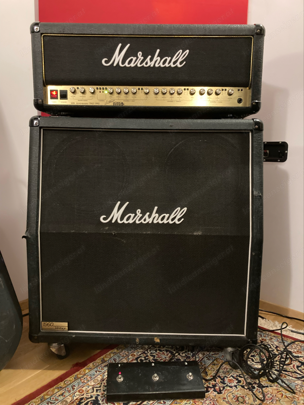 Marshall 6100 30th Anniversary Gitarrenverstärker + Box