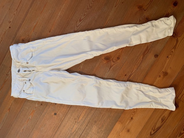 HERRLICHER Damen-Jeans Shyra Cropped, Weite 24, Weiß