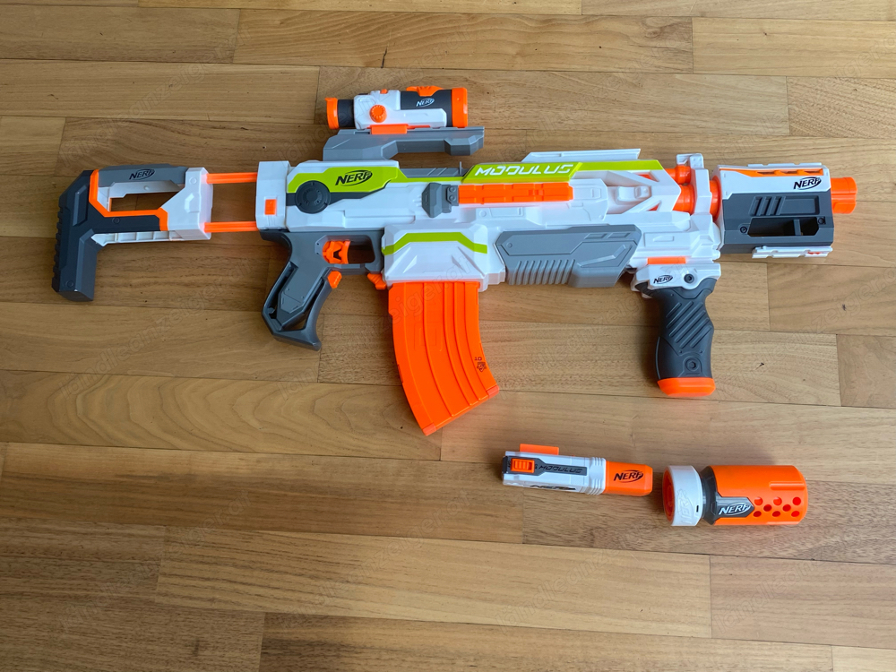 NERF N-strike Modulus ecs-10 plus Extras