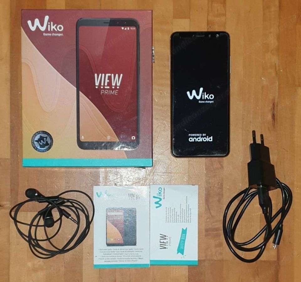 Smartphone Wiko View Prime Dual-Sim schwarz offen für alle Netze