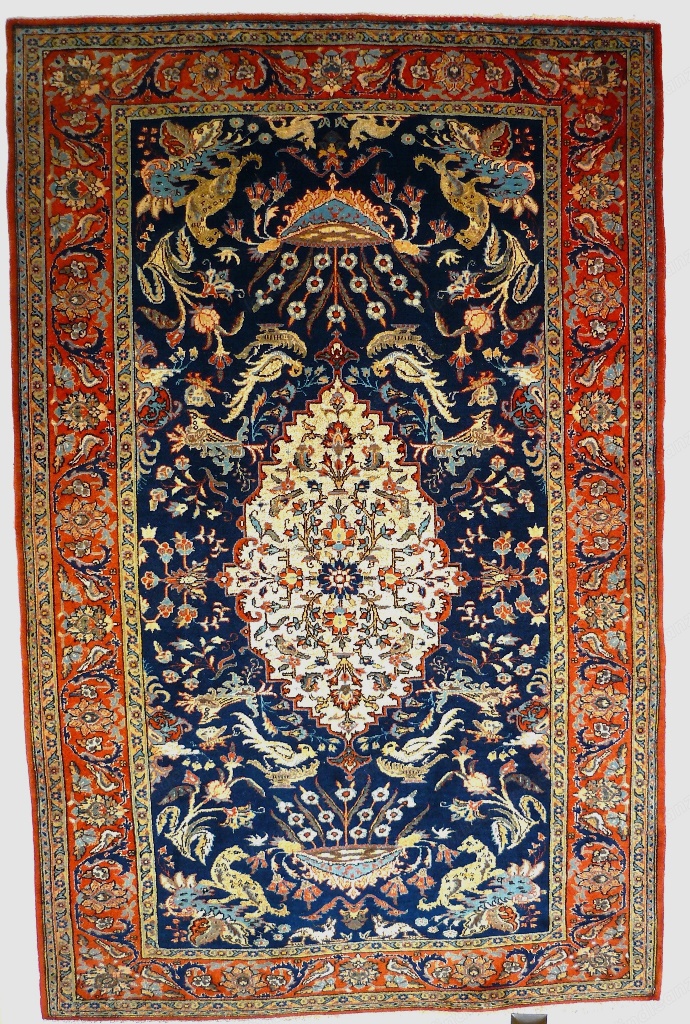 Orientteppich Sammlerteppich Teheran antik  T085 (1)