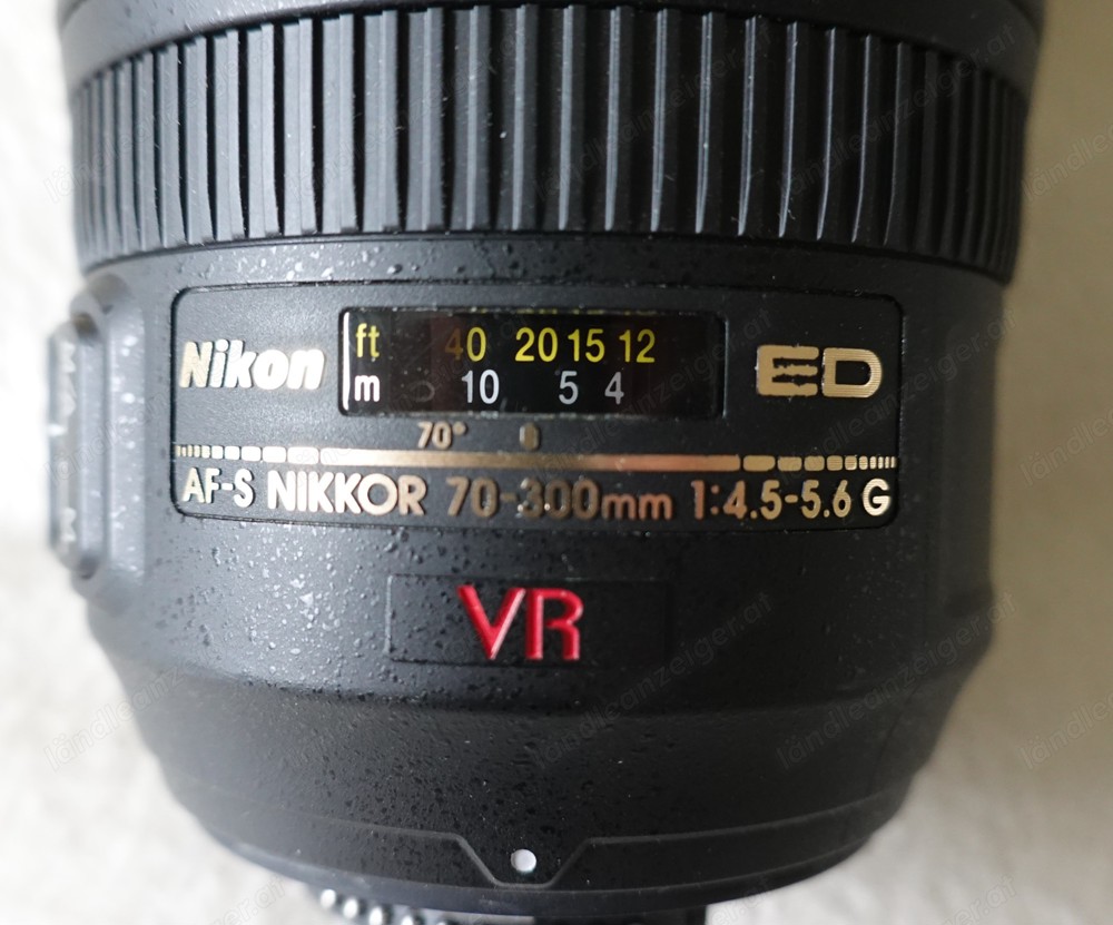 Nikon AF-S Nikkor 70-300mm f 4.5-5.6 G IF-ED VR
