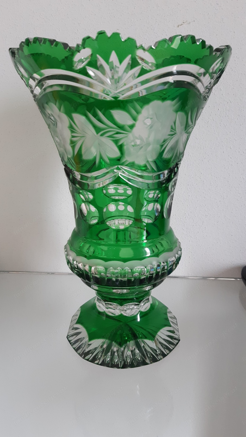 Bleikristall-Vase