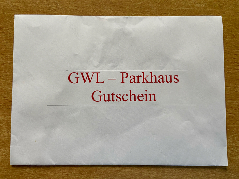 GWL Parkhaus Parkticket für einen Monat