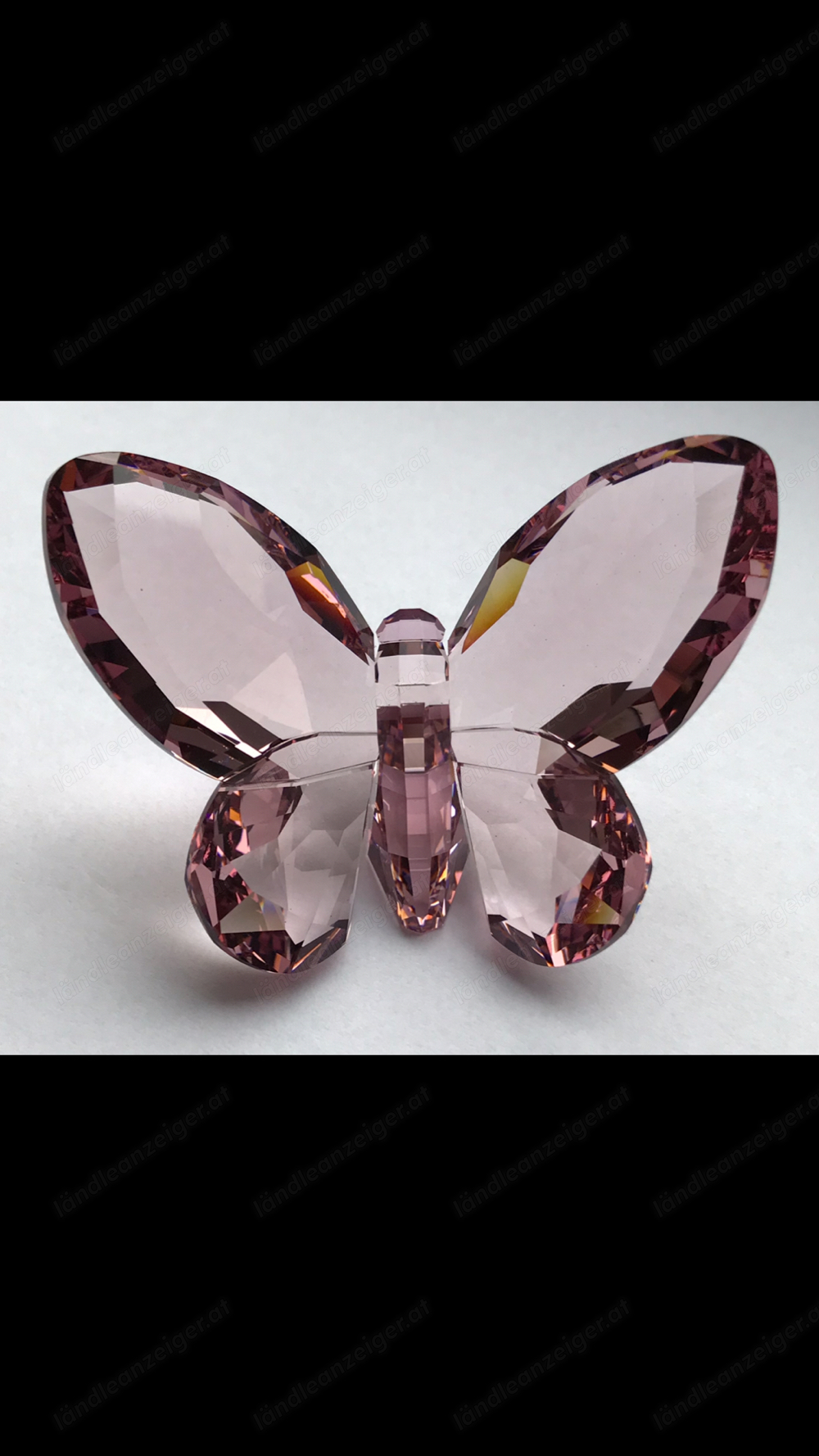 Neuer Swarovski Schmetterling rosa
