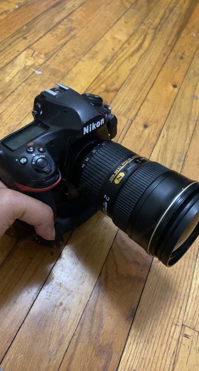 Nikon D850 DSLR Camera Body   lens and Power Grip