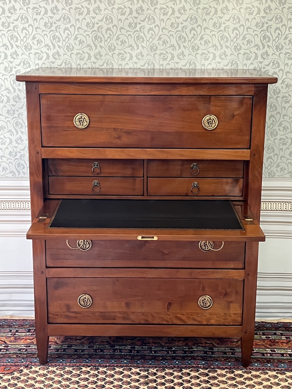 Biedermeier Kommode Kirschbaum Anrichte 