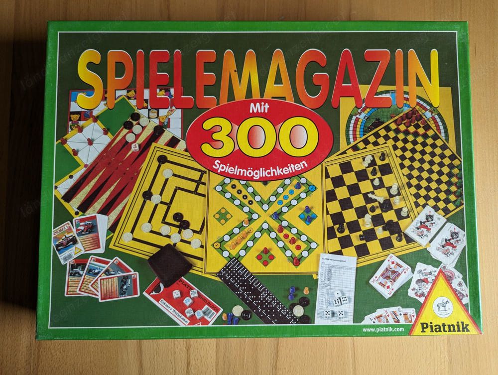 Spielemagazin - verschiedene Gesellschaftsspiele