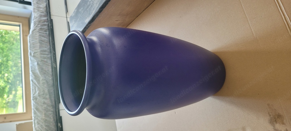 Vase Bodenvase Blau