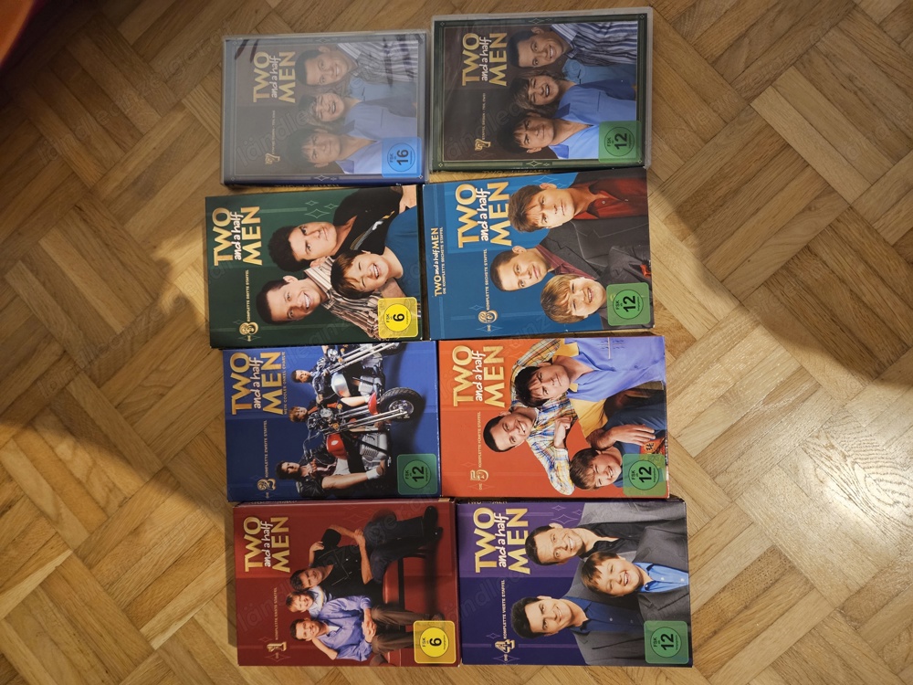 Verkaufe meine Dvd Staffeln 1 bis 7 von Two and a half Men