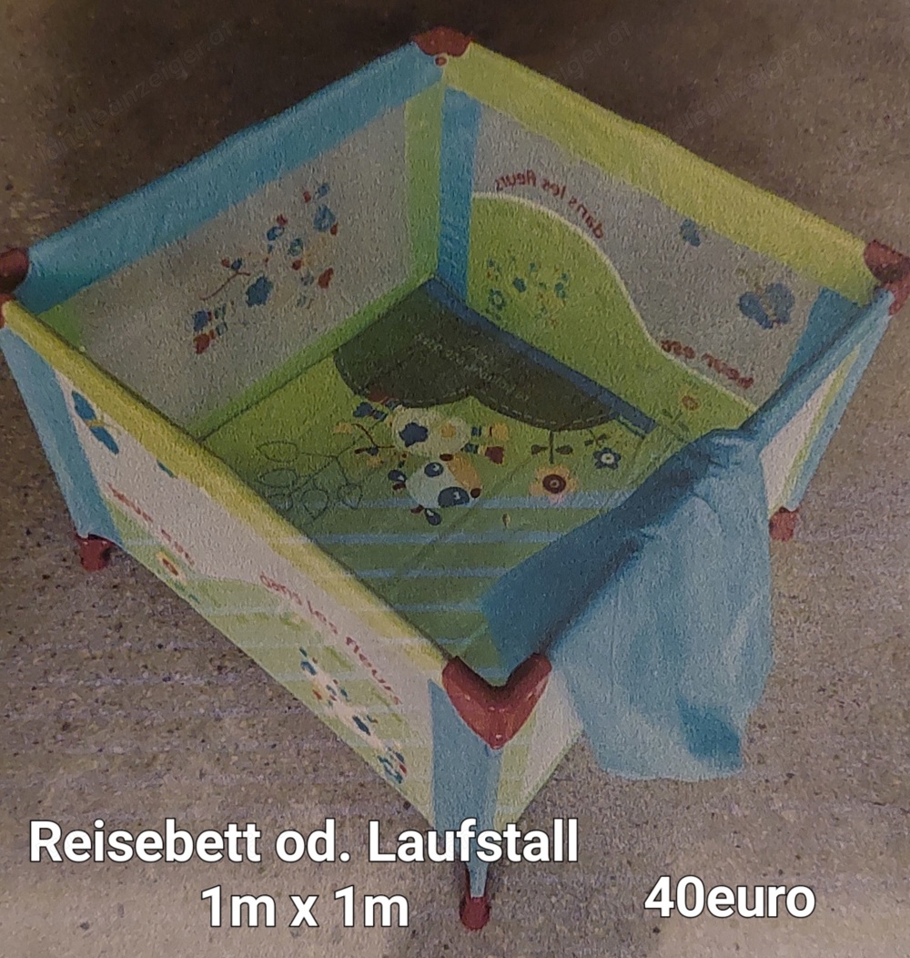 Reisebett, Laufstall
