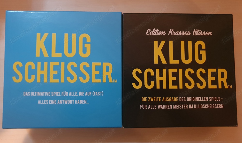 Klugscheisser Blau und Schwarz