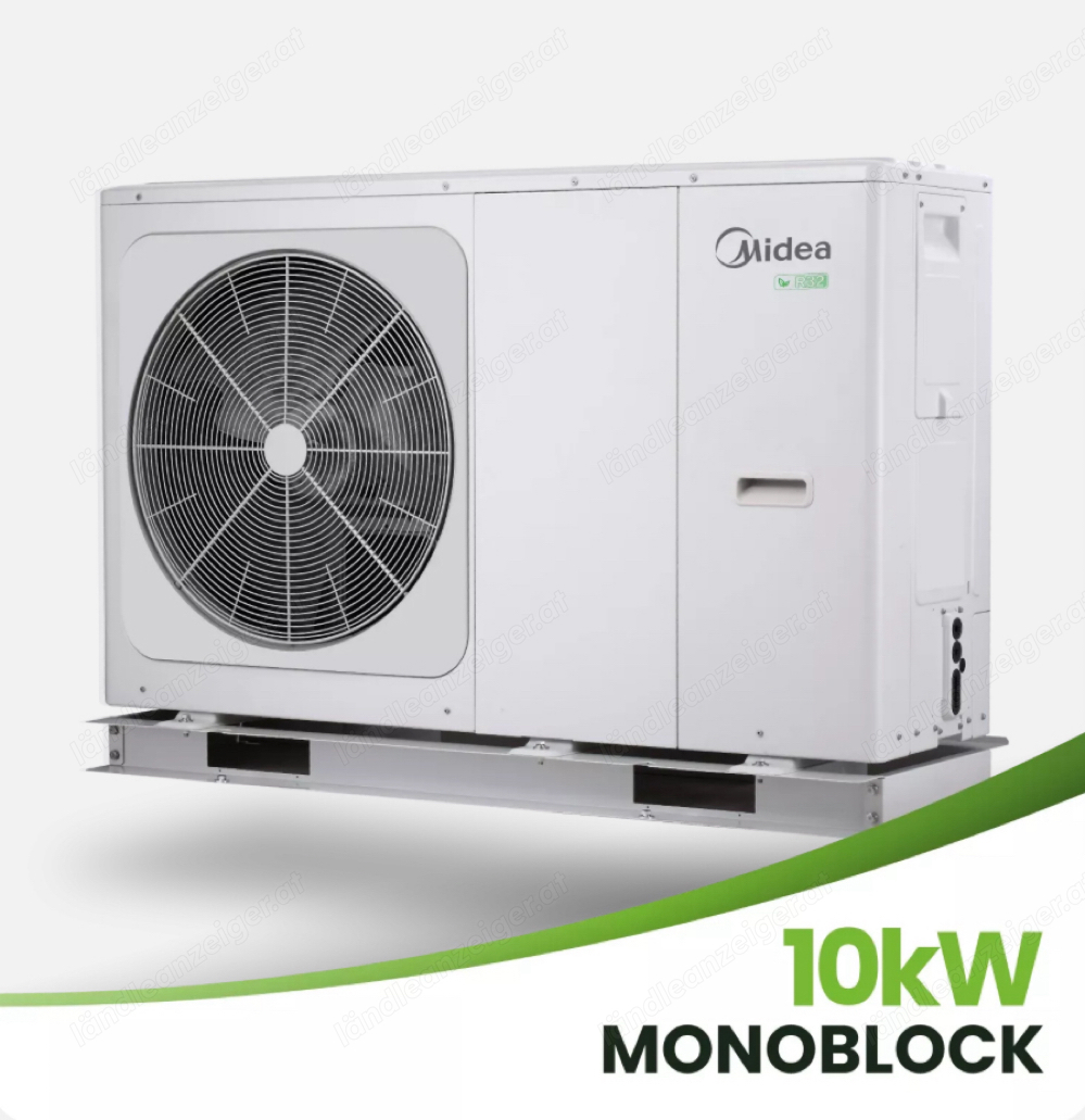 Midea 10 kW Monoblock Wärmepumpe MHC-V10W D2N8-BER90