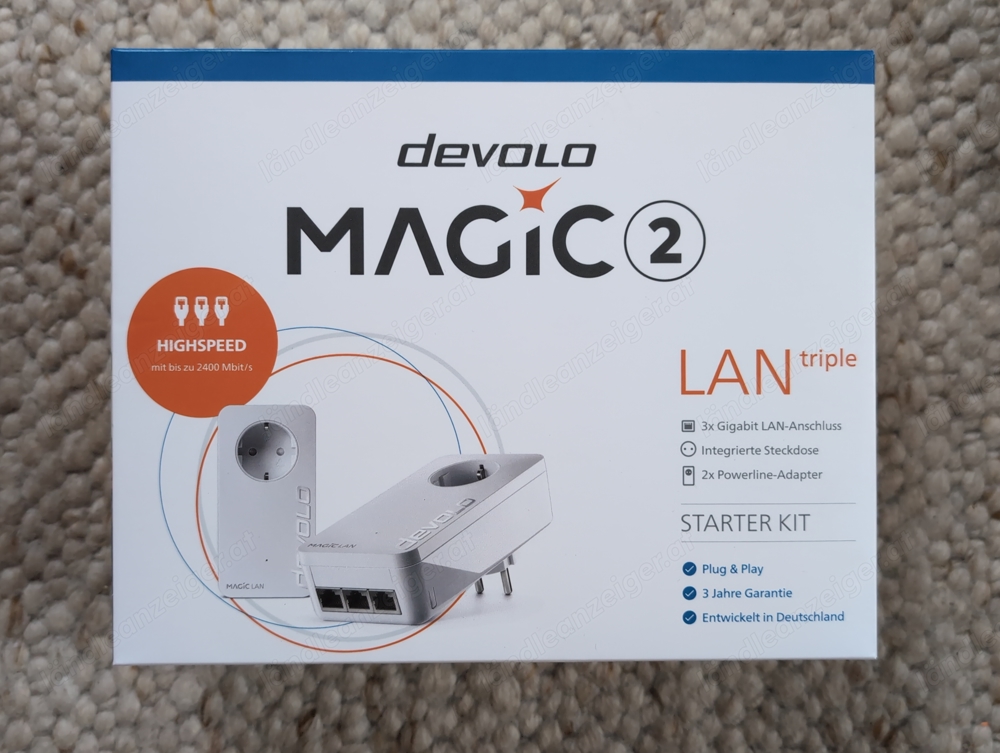 Devolo Magic 2 LAN triple Starter Kit (8510) NEU