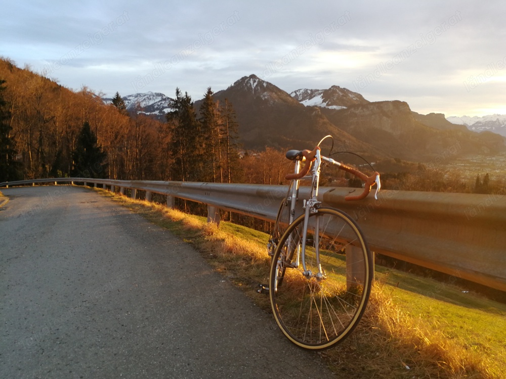 Eroica BIANCHI, Vintage   Retro-Rennrad mit Campagnolo Antrieb & Mavic Felgen
