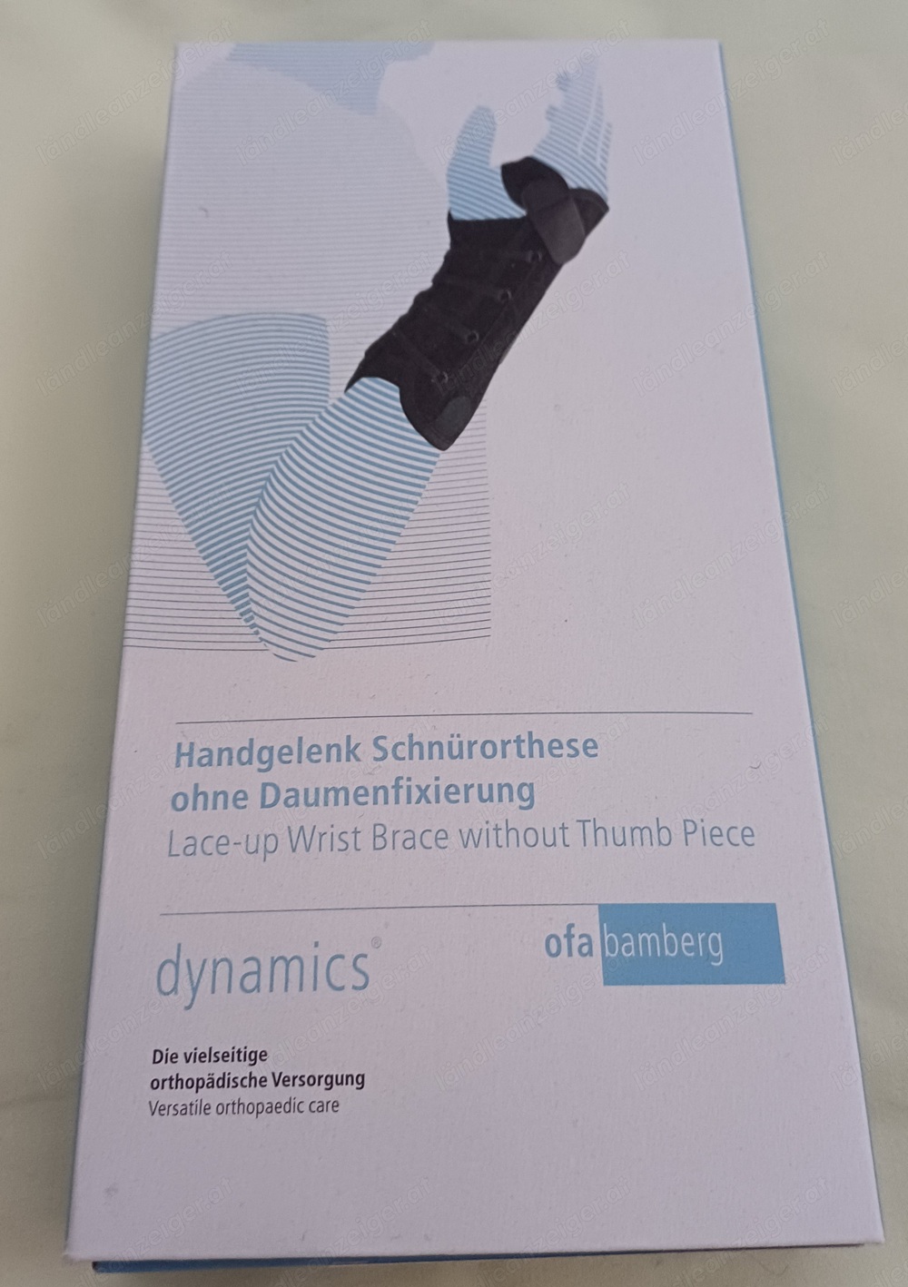 Dynamics Handgelenk Schnürorthese ohne Daumenfixierung