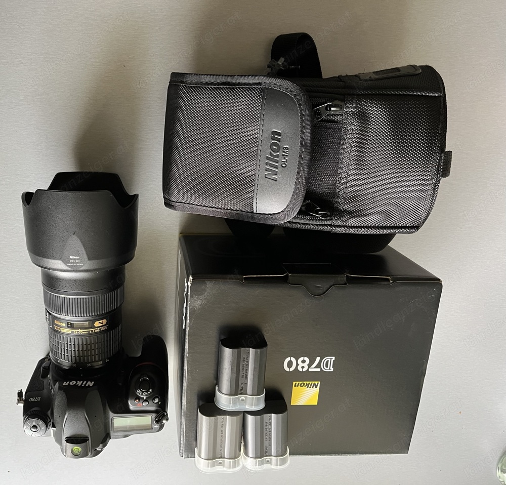 Nikon D780-10.000 Auslös. Garantie 2026, mit 24-70mm 1:2,8 ED VR