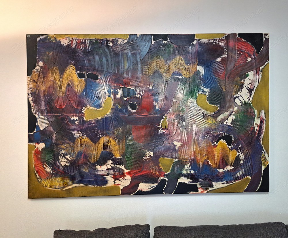 3 Acrylbilder auf Leinwand