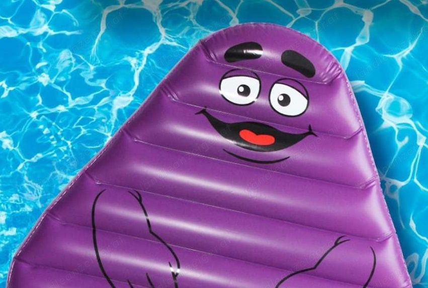 neue McDonalds Grimace Luftmatratze