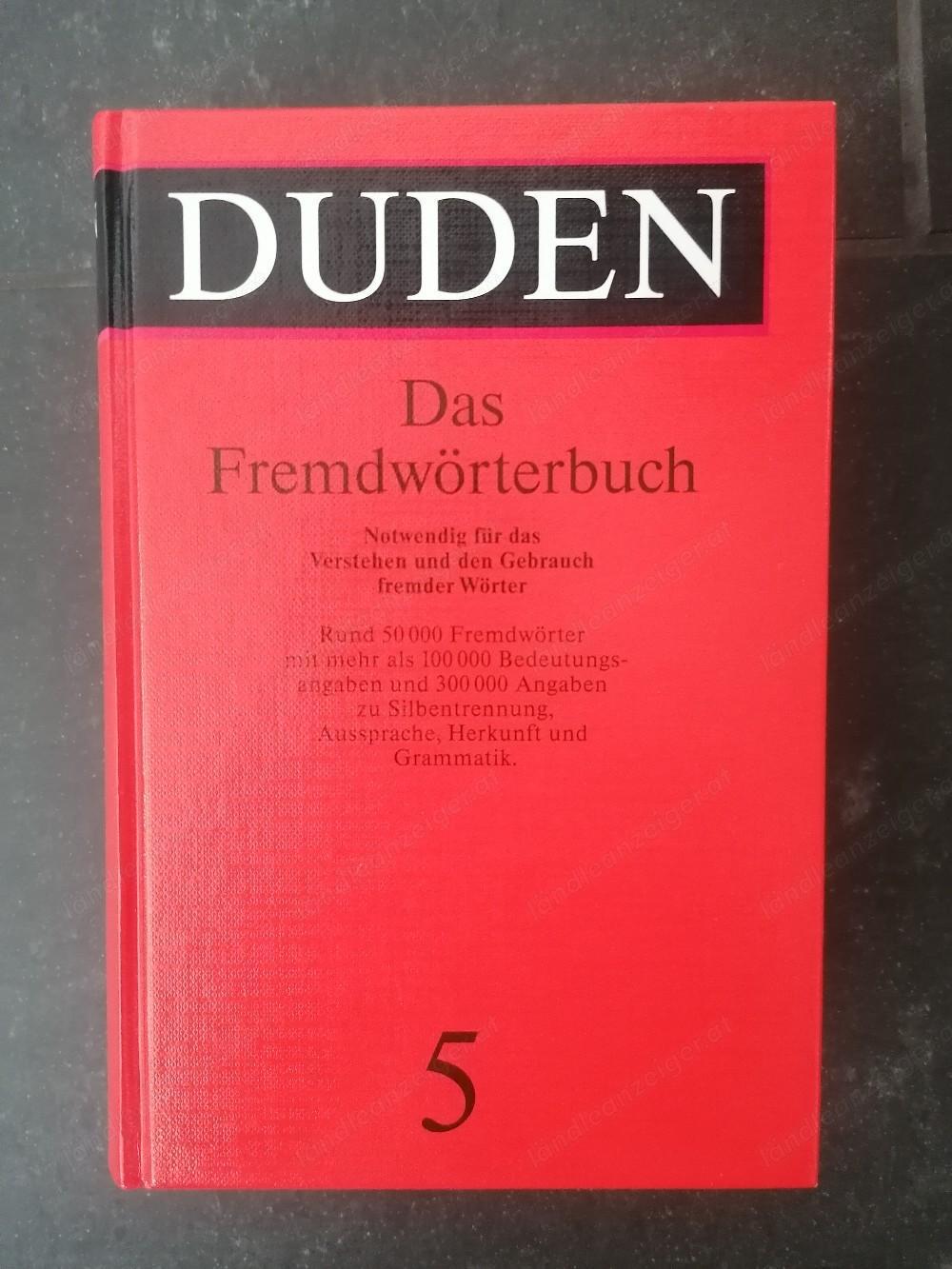 Bücher Duden Fremdwörterbuch, Herkunftswörterbuch, Biologie, Rechtschreibung