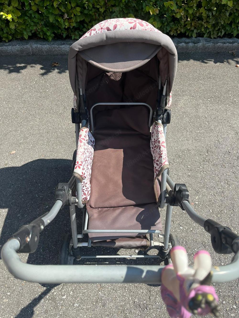 Puppenkinderwagen wie die Grossen