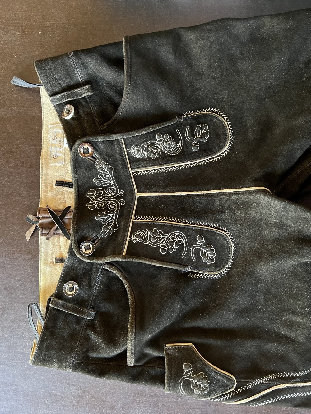 Trachtenlederhose aus Rauhleder