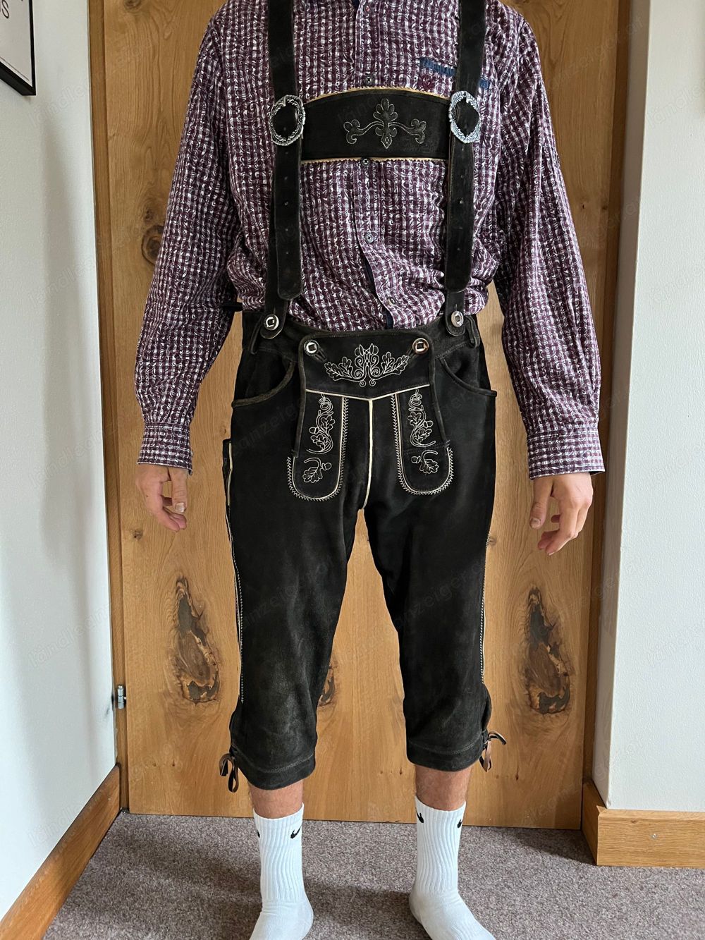 Trachtenlederhose aus Rauhleder