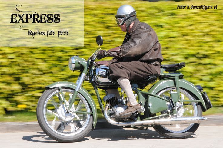 EXPRESS Radex 125 Oldtimer Motorrad 125 Sachs