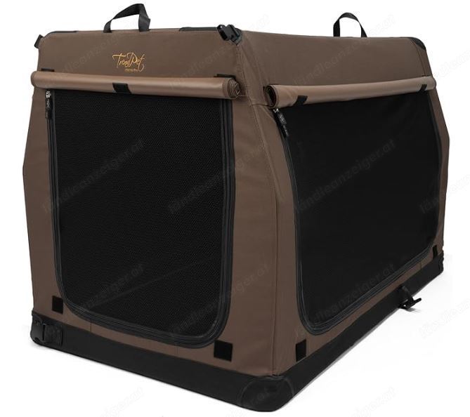 TrendPet TPX110-Pro, Leichte Faltbare Hundebox mit Aluminium-Rahmen